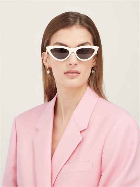 celine cat eye glasses|celine cat eye sunglasses white.